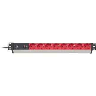 Alu-Line 19″ Steckdosenleiste 8-fach Alu-Line 19″ Steckdosenleiste 8-fach