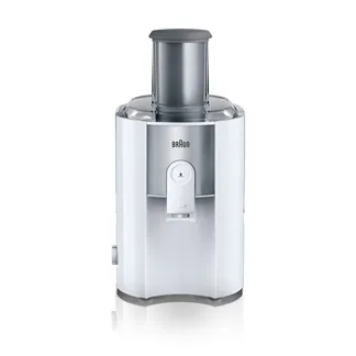 Braun J 500 WH Entsafter 900 W Edelstahl, Weiß Braun J 500 WH Entsafter 900 W Edelstahl, Weiß