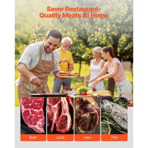VEVOR Trockenreifekühlschrank 45 kg für Steaks, Reifekühlschrank für Fleisch mit präziser Temperatur- und Feuchtigkeitskontrolle, Rindfleischreifemaschine für Haushaltsküchen Restaurant Hotel – Bild 5