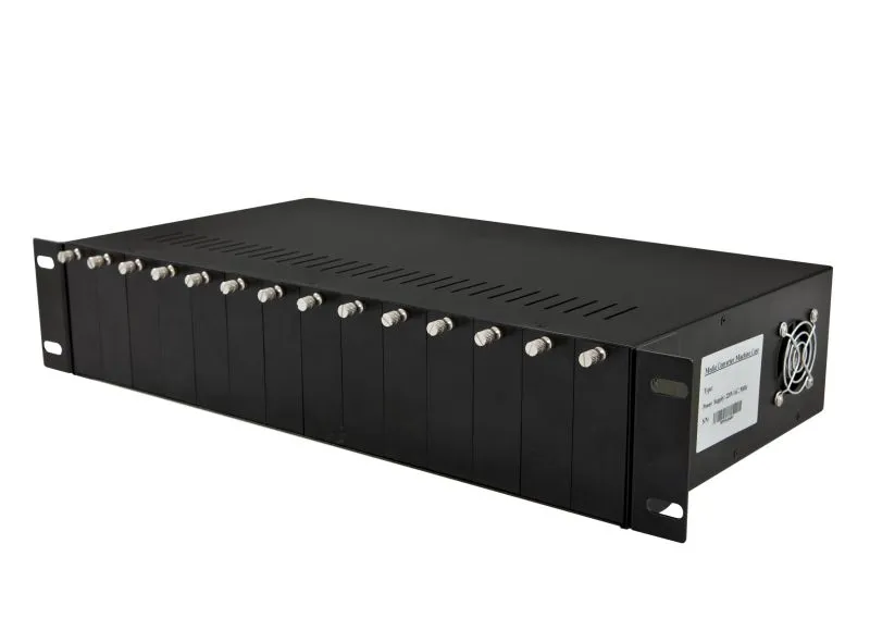 ALLNET Medienkonverter Zubehör 14-Slot Chassis 19" – Bild 3
