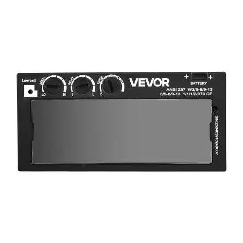 VEVOR Schweißlinse 108 x 51 mm, Echtfarbe, 5-13 einstellbare Tönung, Schutzbrille mit doppelten Lichtbogensensoren, kompatibel mit den meisten Schweißhelmen für WIG-, MIG-, MMA-Anwendungen – Bild 8