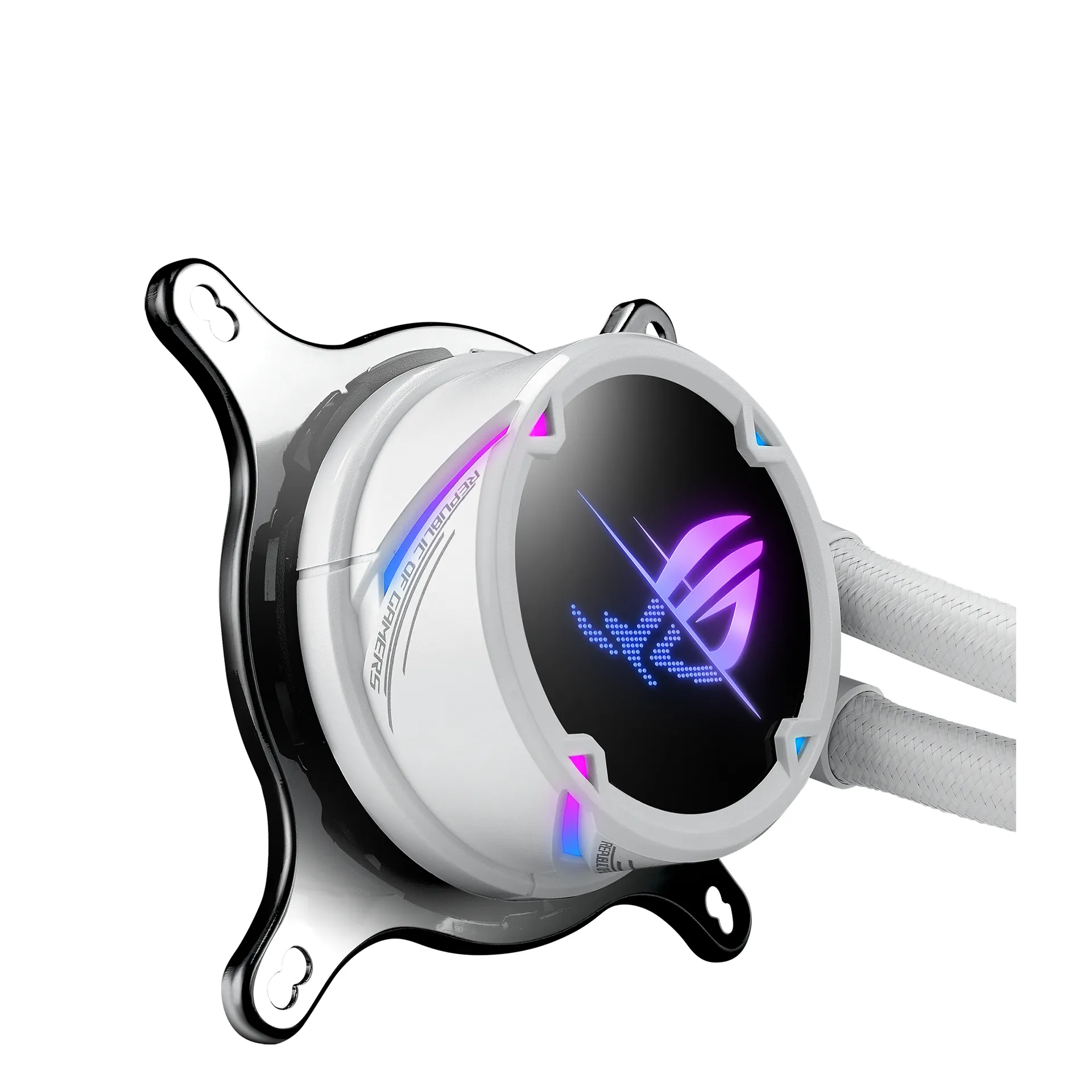 ASUS ROG STRIX LC II 240 ARGB White Edition Prozessor All-in-One-Flüssigkeitskühler 12 cm Weiß 1 Stück(e) – Bild 3