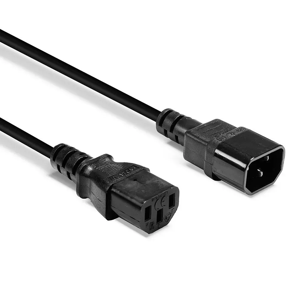 Lindy 30320 Stromkabel Schwarz 0,5 m C14-Koppler C13-Koppler – Bild 3