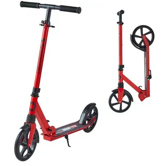 VEVOR Scooter (2 Räder) für Kinder ab 8 Jahren, Cityroller Kinderroller Straßenroller mit höhenverstellbarem Lenker & rutschfestem Deck, faltbarer Tretroller bis zu 100 kg, Schwarz + Rot VEVOR Scooter (2 Räder) für Kinder ab 8 Jahren, Cityroller Kinderroller Straßenroller mit höhenverstellbarem Lenker & rutschfestem Deck, faltbarer Tretroller bis zu 100 kg, Schwarz + Rot