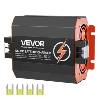 VEVOR 12 V 40 A DC/DC-Batterieladegerät, 500 W, für Blei-Säure-, Lithium-, AGM-, GEL- und Nassbatterien, intelligentes mehrstufiges Laden, für Wohnmobile, Nutzfahrzeuge, Boote, Yachten VEVOR 12 V 40 A DC/DC-Batterieladegerät, 500 W, für Blei-Säure-, Lithium-, AGM-, GEL- und Nassbatterien, intelligentes mehrstufiges Laden, für Wohnmobile, Nutzfahrzeuge, Boote, Yachten