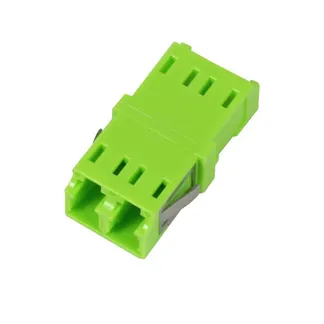 LWL-Kupplung,LC-Buchse/LC-Buchse, 50/125u Multimode OM5, lime Green, duplex, PC, ohne Flansch, Synergy 21, LWL-Kupplung,LC-Buchse/LC-Buchse, 50/125u Multimode OM5, lime Green, duplex, PC, ohne Flansch, Synergy 21,