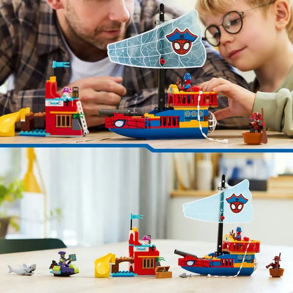 11208 Marvel Spidey und seine Super-Freunde Piratenschiff von Spideys Team, Konstruktionsspielzeug – Bild 6