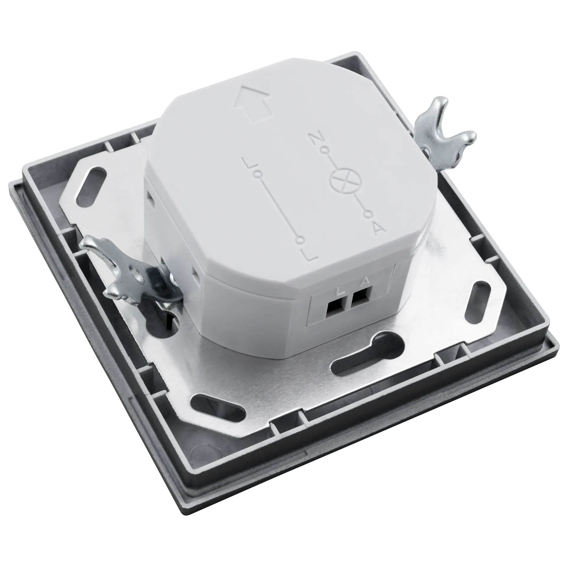 Unterputz IR Bewegungsmelder McShine ''LX-23'' 160°, 500W, LED geeignet, anthrazit – Bild 3