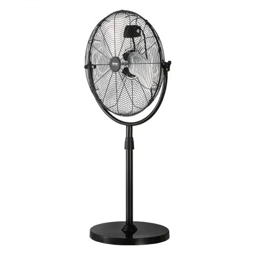 VEVOR Industrieller Standventilator, 560 mm Ventilator mit 115-147 cm einstellbarer Höhe, Bodenventilatoren mit 3 einstellbaren Geschwindigkeiten, Windmaschine für Wohnzimmer, Zuhause, Büro, Schwarz – Bild 9