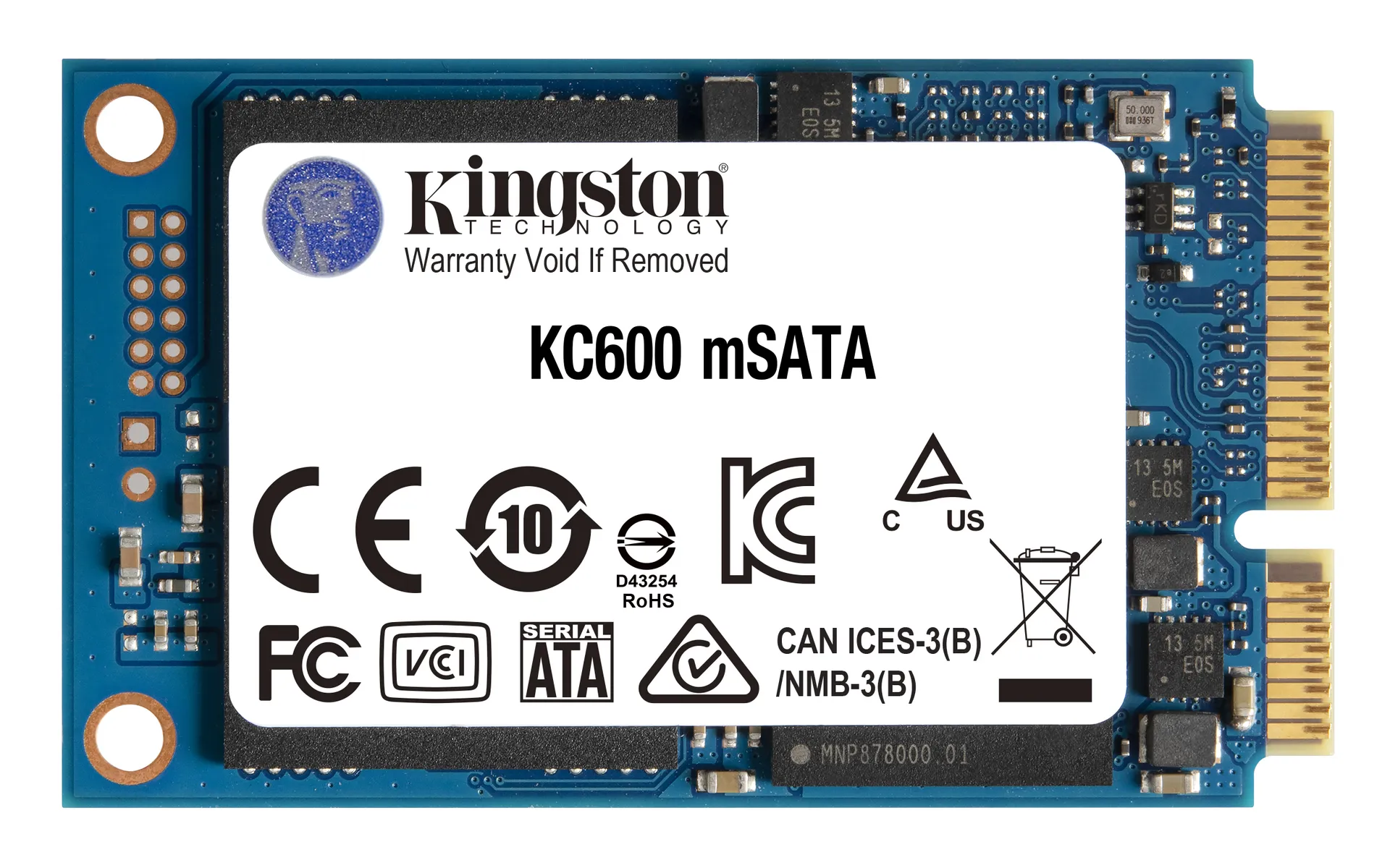 Kingston Technology 1024G SSD KC600 SATA3 mSATA Kingston Technology 1024G SSD KC600 SATA3 mSATA