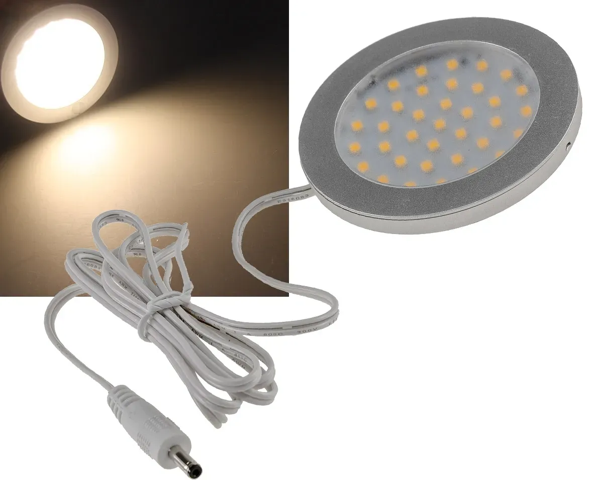 LED-Aufbauleuchte “ABL-R90” warmweiß 3W, 12V= , 2900K, 337lm LED-Aufbauleuchte “ABL-R90” warmweiß 3W, 12V= , 2900K, 337lm