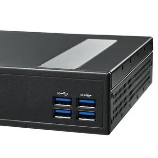 Shuttle XPC slim Barebone DL30N, Intel N100, 1x DDR5, 2x LAN (2x 2.5Gbit), 2xCOM,1xHDMI,1xDP, 1x VGA, lüfterlos, 24/7 Dauerbetrieb Shuttle XPC slim Barebone DL30N, Intel N100, 1x DDR5, 2x LAN (2x 2.5Gbit), 2xCOM,1xHDMI,1xDP, 1x VGA, lüfterlos, 24/7 Dauerbetrieb