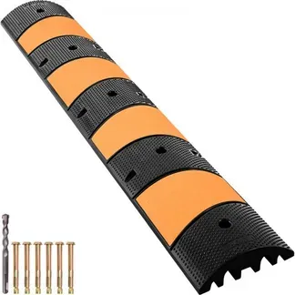 VEVOR Kabelschutzrampe Kabelbrücke Überfahrschutz Rampe mit 2 Kanälen 185x31x5,5cm bis 9980kg VEVOR Kabelschutzrampe Kabelbrücke Überfahrschutz Rampe mit 2 Kanälen 185x31x5,5cm bis 9980kg