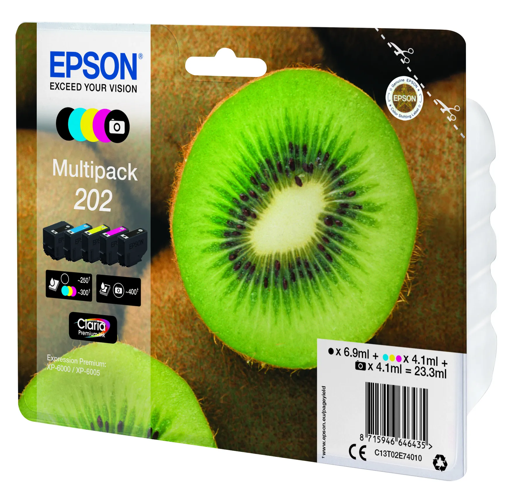 Epson Kiwi Multipack 5-colours 202 Claria Premium Ink – Bild 3