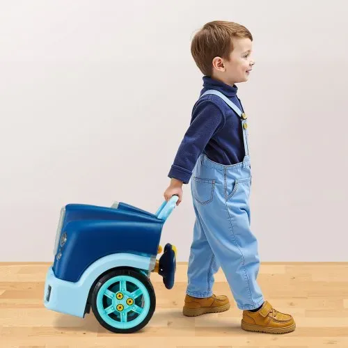 VEVOR Motorspielzeug, 60-teilig, Autoreparaturset für Kinder, mit abnehmbaren Teilen, Lichtern und Geräuschen, Lenkrad und Hupe, Mechaniker-Werkstattset für Kinder für Kleinkinder ab 3 Jahren, Blau – Bild 7
