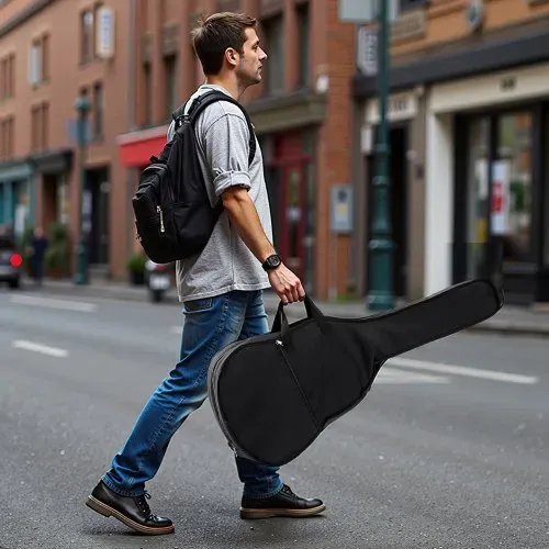 VEVOR Elektro Akustische Gitarre Cutaway Solo Anfängerpaket 1041,4 mm (41 inch) Schwarz – Bild 7