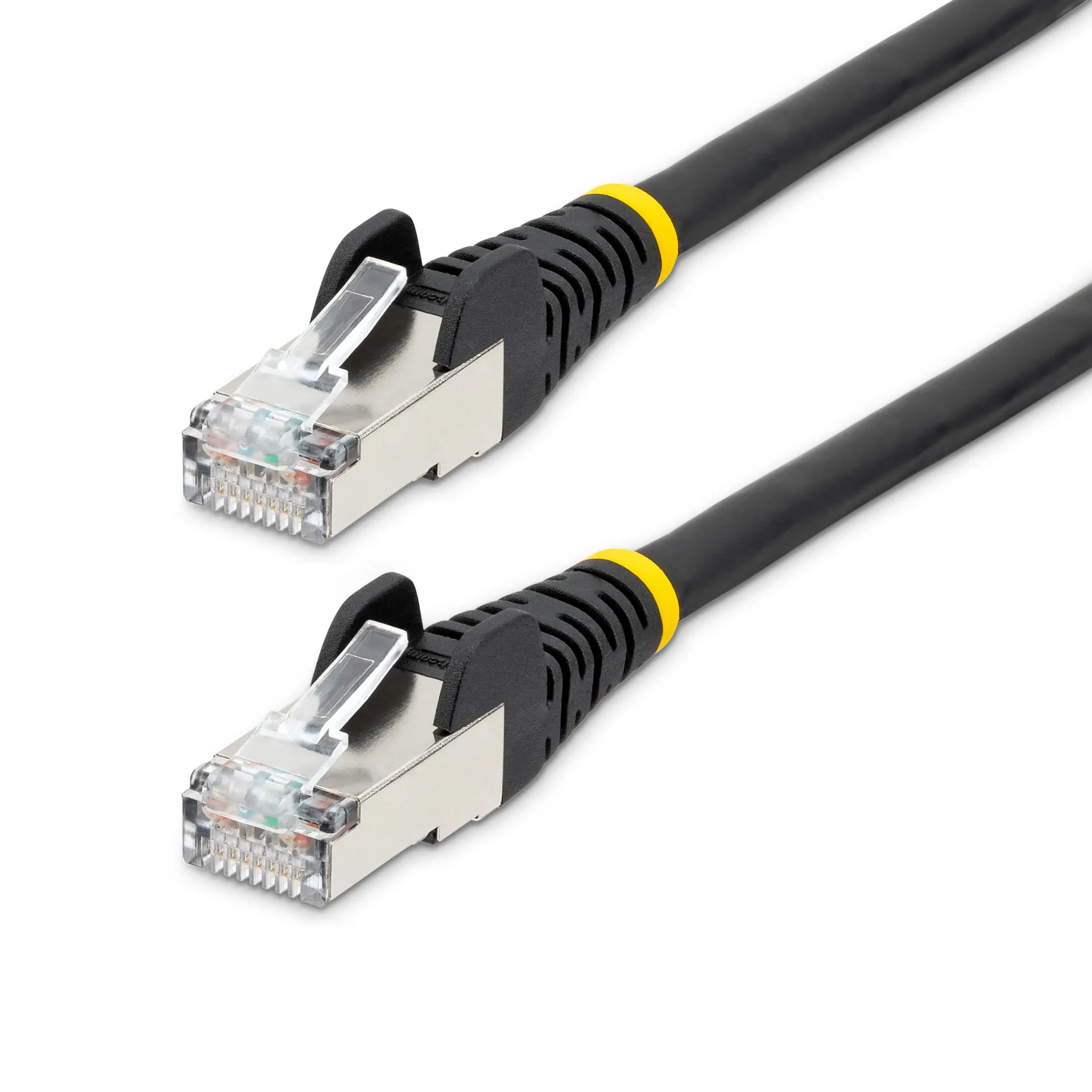 StarTech.com 50cm CAT6a Kabel – LSZH-Raucharm, Halogenfrei – 10 Gigabit RJ45 LAN Kabel – SFTP Patchkabel – Schwarz – CAT6a Verlegekabel – Abgeschirmtes Netzwerkkabel/Ethernet Kabel StarTech.com 50cm CAT6a Kabel – LSZH-Raucharm, Halogenfrei – 10 Gigabit RJ45 LAN Kabel – SFTP Patchkabel – Schwarz – CAT6a Verlegekabel – Abgeschirmtes Netzwerkkabel/Ethernet Kabel