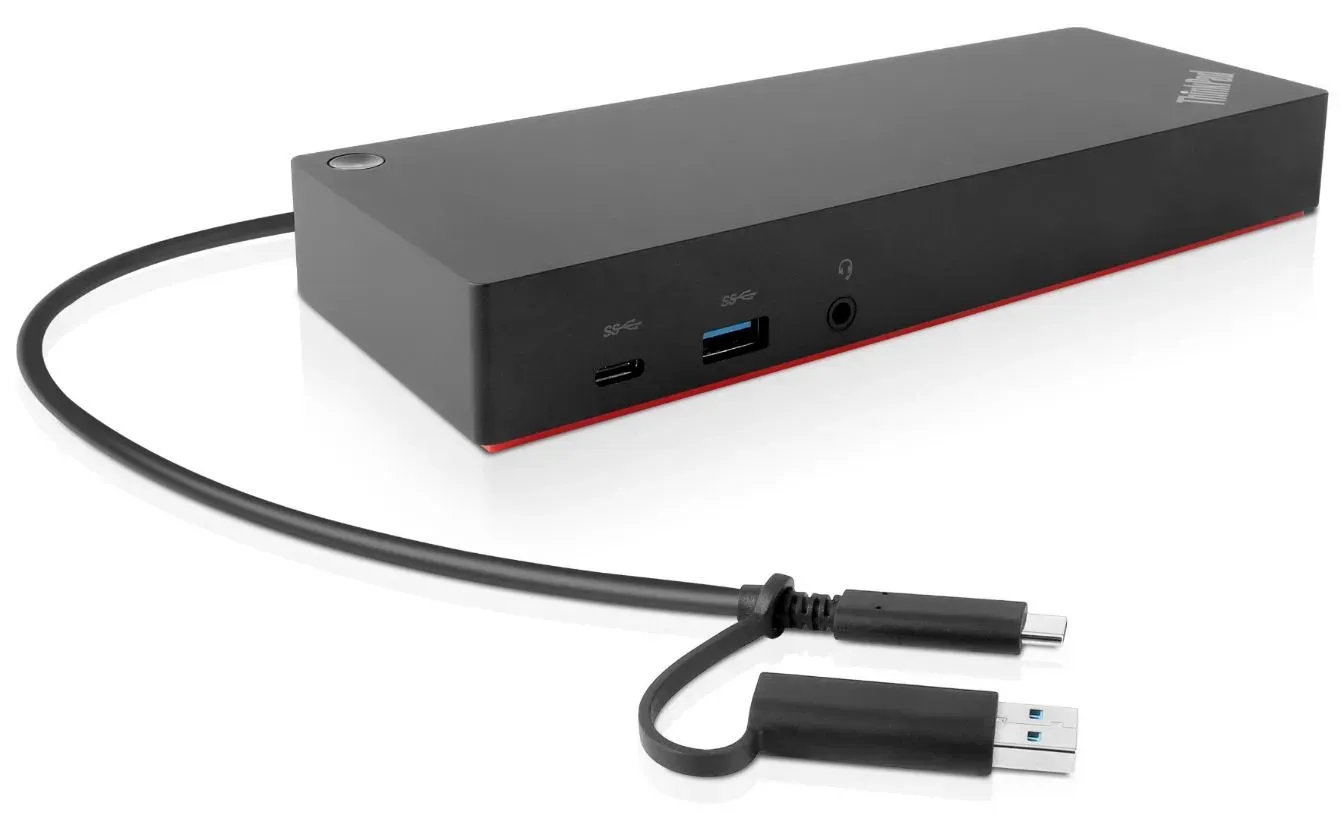 Lenovo 40AF0135EU laptop-dockingstation & portreplikator Kabelgebunden Schwarz Lenovo 40AF0135EU laptop-dockingstation & portreplikator Kabelgebunden Schwarz