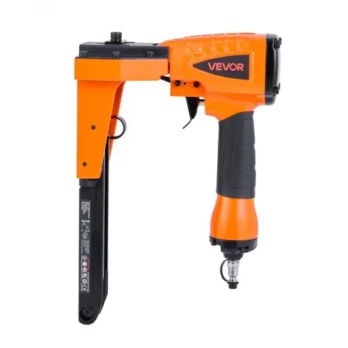 VEVOR Pneumatisches Kartonverschlussgerät, Kartonverschlusshefter für 34,8 mm Krone, 16 mm und 19 mm Länge, 70–120 PSI Kartondeckelhefter für Kisten, Kartonverschluss, Verpackung – Bild 9