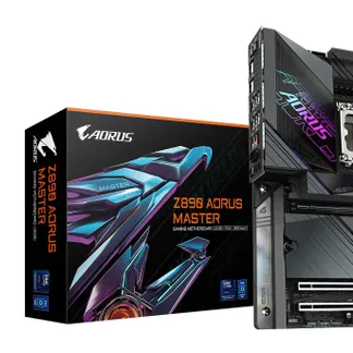 GIGABYTE Z890 AORUS MASTER Mainboard – Unterstützt Intel Core Ultra (Serie 2) CPUs, 18+1+2 Phasen VRM, bis zu 9500MHz DDR5 (OC), 2xPCIe 5.0 + 3xPCIe 4.0, Wi-Fi 7, 10GbE LAN, Thunderbolt 4 GIGABYTE Z890 AORUS MASTER Mainboard – Unterstützt Intel Core Ultra (Serie 2) CPUs, 18+1+2 Phasen VRM, bis zu 9500MHz DDR5 (OC), 2xPCIe 5.0 + 3xPCIe 4.0, Wi-Fi 7, 10GbE LAN, Thunderbolt 4