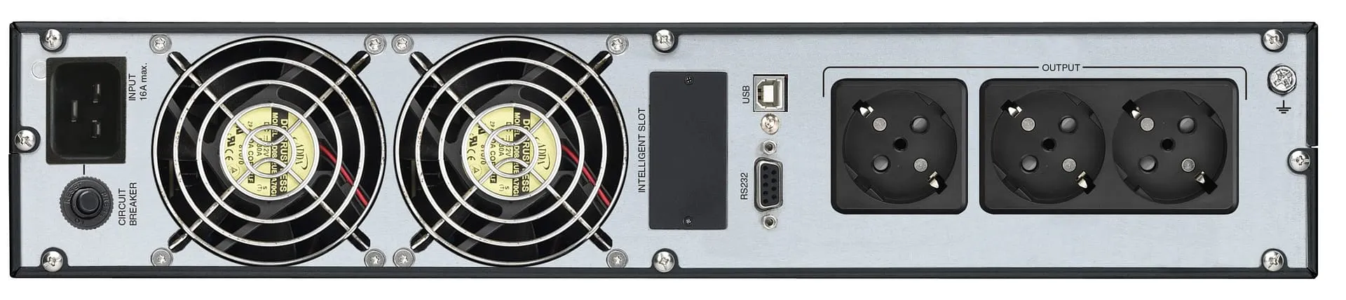 FSP Champ Rack 3K Unterbrechungsfreie Stromversorgung (USV) Doppelwandler (Online) 3 kVA 2700 W 3 AC-Ausgänge – Bild 2