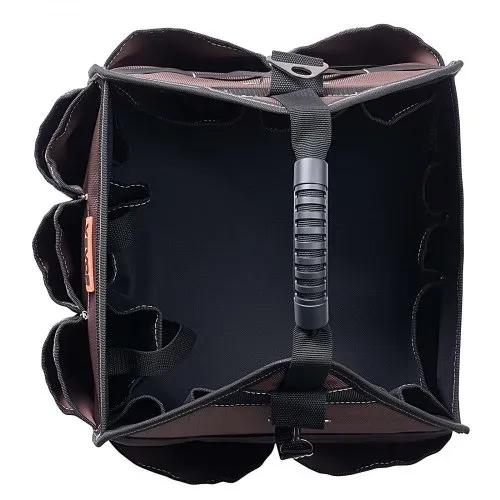VEVOR Offene Werkzeugtasche 31x31x41cm, Aufbewahrungstasche mit 15 Innen- & 30 Außenfächern, Wasserfester Werkzeug-Organizer aus Polyester mit Schultergurt & Tragegriff, Werkzeugtrage für Handwerker – Bild 8