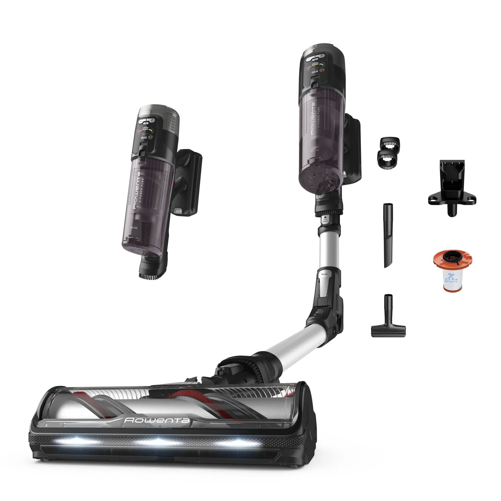 Rowenta X-Force Flex 13.60 Allergy Akkustaubsauger RH9A36 Rowenta X-Force Flex 13.60 Allergy Akkustaubsauger RH9A36