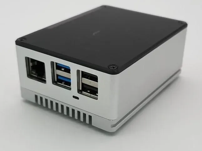 Rock Pi – Allnet Aluminium Gehäuse ecoPI PRO LP, silber Rock Pi – Allnet Aluminium Gehäuse ecoPI PRO LP, silber