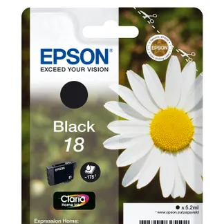 Epson Daisy Singlepack Black 18 Claria Home Ink Epson Daisy Singlepack Black 18 Claria Home Ink