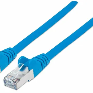 Intellinet Netzwerkkabel mit Cat6a-Stecker und Cat7-Rohkabel, S/FTP, 100% Kupfer, LS0H, 0,25 m, blau Intellinet Netzwerkkabel mit Cat6a-Stecker und Cat7-Rohkabel, S/FTP, 100% Kupfer, LS0H, 0,25 m, blau