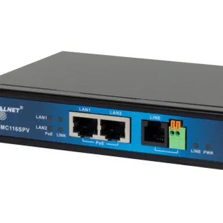 ALLNET ISP Bridge Modem VDSL2 mit Vectoring/Point-to-Point Slave-Modem & 2x PoE IEEE802.3at Ports „unmanaged „ALL-MC116SPV-VDSL2“ ALLNET ISP Bridge Modem VDSL2 mit Vectoring/Point-to-Point Slave-Modem & 2x PoE IEEE802.3at Ports „unmanaged „ALL-MC116SPV-VDSL2“