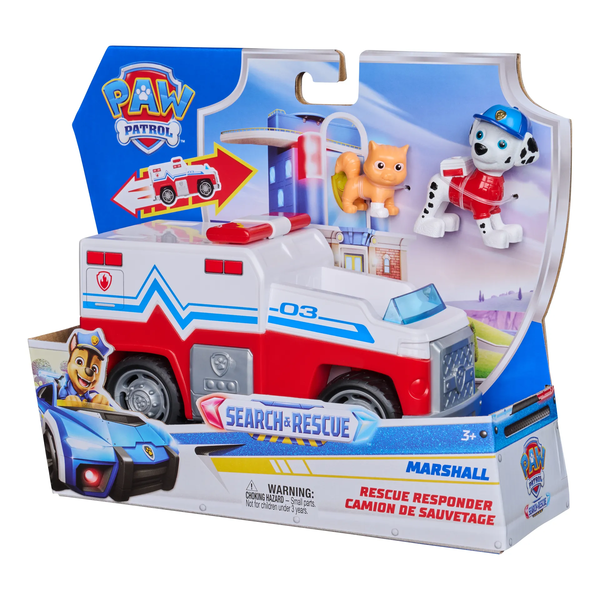 PAW Patrol - Search & Rescue: Marshalls Rettungsfahrzeug mit 2 Figuren – Bild 6