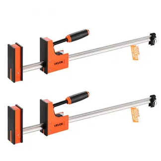 VEVOR Stangenklemmen für Holzbearbeitung 2 Stk. 914 mm Öffnung, Parallelklemmen-Set, F-Klemme mit 680 kg Belastungsgrenze, 98,4 mm Tiefe, Kunststoff & Kohlenstoffstahl, Metallbearbeitung Orange VEVOR Stangenklemmen für Holzbearbeitung 2 Stk. 914 mm Öffnung, Parallelklemmen-Set, F-Klemme mit 680 kg Belastungsgrenze, 98,4 mm Tiefe, Kunststoff & Kohlenstoffstahl, Metallbearbeitung Orange