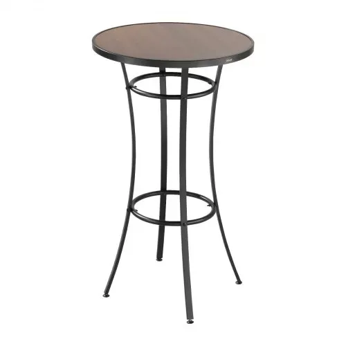 VEVOR Bartisch, 600 x 600 x 1000 mm, Bistrotisch, Stehtisch mit Metallgestell, Runde Esstische, Küchentisch, Tresentisch, Partytisch, Gartenmöbel für Balkon, Garten, Poolrand – Bild 10