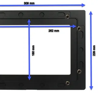 ALLNET Touch Display Tablet 10 Zoll zbh. Blende für Einbaurahmen schwarz breit ALLNET Touch Display Tablet 10 Zoll zbh. Blende für Einbaurahmen schwarz breit