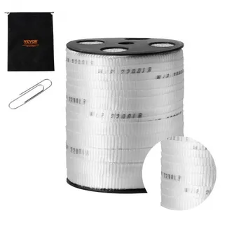 VEVOR Polyester Umreifungsband 998 kgf Zugfestigkeit, Kraftband 96,9mx1,6cm, Polyesterband, zum Verpacken, Versenden, Festziehen von Ausrüstung, für Heimwerkerarbeiten und Verkabelungen VEVOR Polyester Umreifungsband 998 kgf Zugfestigkeit, Kraftband 96,9mx1,6cm, Polyesterband, zum Verpacken, Versenden, Festziehen von Ausrüstung, für Heimwerkerarbeiten und Verkabelungen