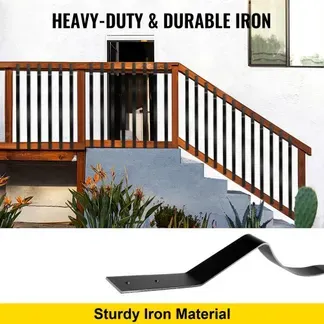 VEVOR Terrassenbaluster, 51er-Packung Metall-Terrassenspindeln, 32,25″ x 1″ Treppenbaluster mit Schrauben, Eisen-Terrassengeländer für Holz- und Verbundterrassen, stilvoller Baluster für Außentreppenterrassen VEVOR Terrassenbaluster, 51er-Packung Metall-Terrassenspindeln, 32,25″ x 1″ Treppenbaluster mit Schrauben, Eisen-Terrassengeländer für Holz- und Verbundterrassen, stilvoller Baluster für Außentreppenterrassen