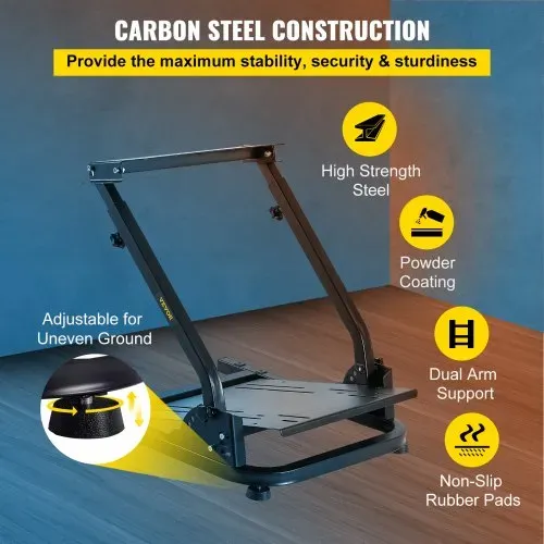 VEVOR G920/G29 Racing Wheel Stand passend für G27/G25 Gaming Wheel Stand passend für Radpedale NICHT im Lieferumfang enthalten Schalthebelhalterung NICHT im Lieferumfang enthalte – Bild 3