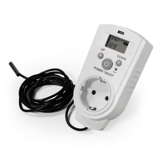 Steckdosen-Thermostat McPower “TCU-540“ 5-30°C, Display, Kabel + Außenfühler Steckdosen-Thermostat McPower “TCU-540“ 5-30°C, Display, Kabel + Außenfühler