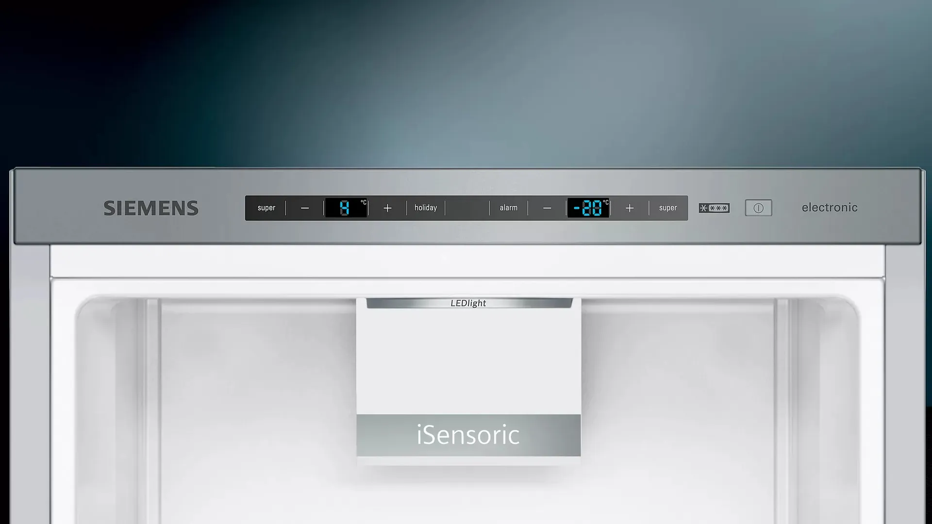 Siemens KG49EAICA Kühl- und Gefrierkombination Freistehend 419 l C Edelstahl – Bild 2