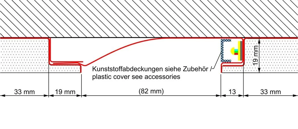 Synergy 21 LED Profil 200cm, Zinkblech TYP-D – Bild 3
