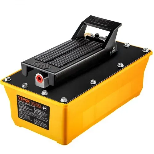 VEVOR Lufthydraulikpumpe Fußpumpe 10000 PSI, 2,3 L Hydraulikpumpe mit Schlauch und Spritzpistole, 700 kg/cm² Einstellbarer Druck und 0,7-1 Bereich für das Aufrüsten und Bewegen von schweren Maschine – Bild 10