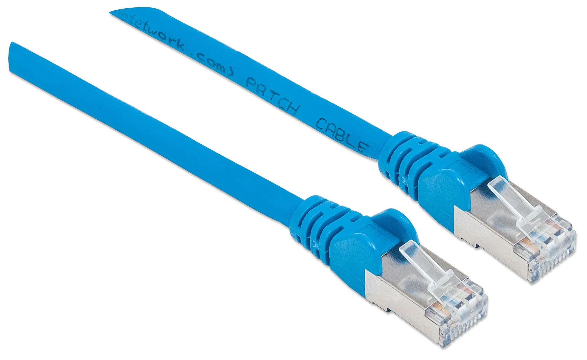 Intellinet Premium Netzwerkkabel, Cat6, S/FTP, 100% Kupfer, Cat6-zertifiziert, LS0H, RJ45-Stecker/RJ45-Stecker, 15,0 m, blau – Bild 2