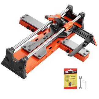 VEVOR Fliesenschneider 600 mm, Fliesenschneidmaschine mit Verschiebbarem Schneidkopf & Federbelasteter Basis, Winkelanschlag, Wolframkarbid-Trennscheibe, Ausrichthilfe, für Keramikfliesen VEVOR Fliesenschneider 600 mm, Fliesenschneidmaschine mit Verschiebbarem Schneidkopf & Federbelasteter Basis, Winkelanschlag, Wolframkarbid-Trennscheibe, Ausrichthilfe, für Keramikfliesen