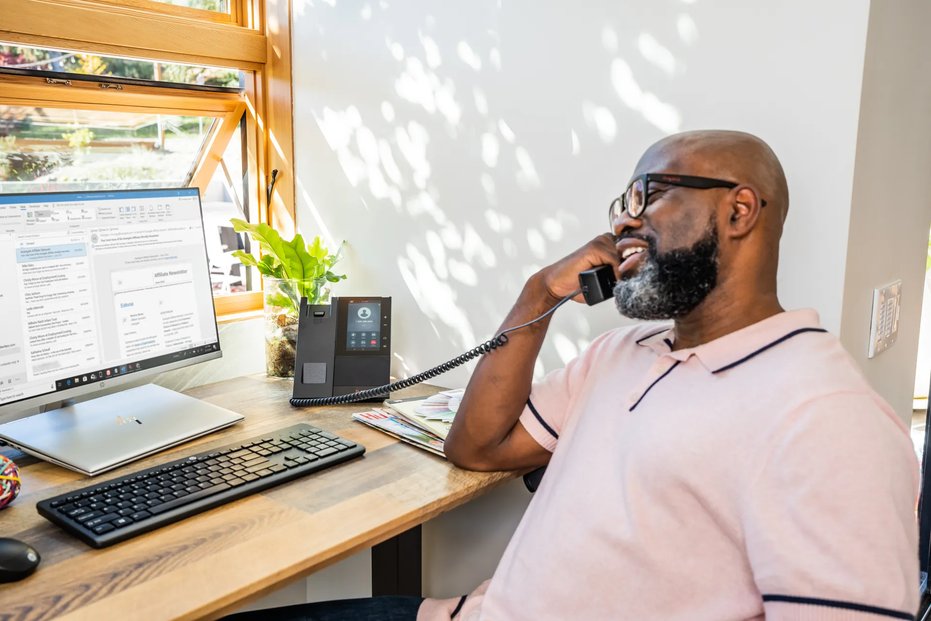HP Poly CCX 505 Business-Medientelefon für Microsoft Teams und PoE-fähig – Bild 2