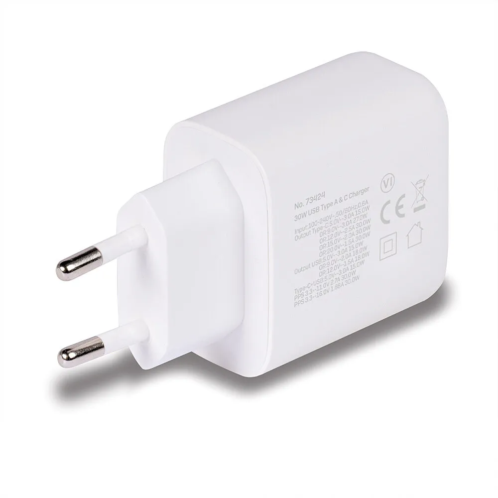 Lindy 73424 Ladegerät für Mobilgeräte Universal Weiß AC Schnellladung Drinnen – Bild 2