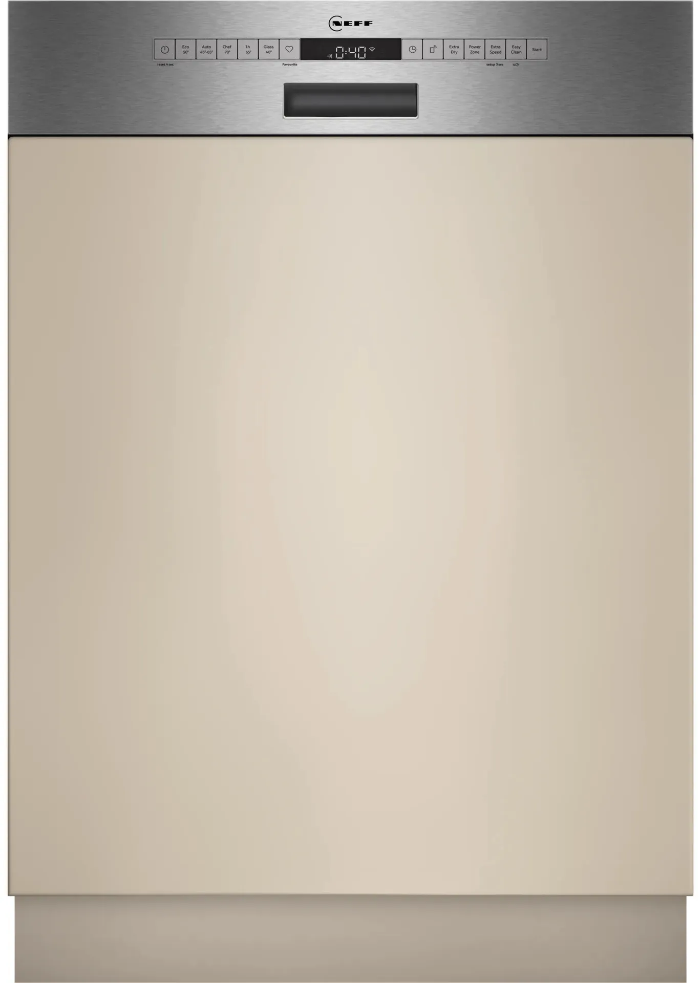 Neff S145ECS01E Spülmaschine Halb integriert 14 Maßgedecke Neff S145ECS01E Spülmaschine Halb integriert 14 Maßgedecke