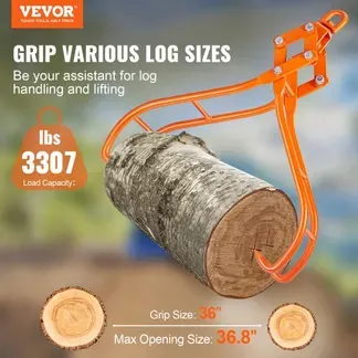 VEVOR Forstzange 1500kg Tragfähigkeit Rückezange Max. Öffnung 934,8mm Holzzange 955x340x263mm Hebezange Holzgreifer Verladezange Schleppzange Holzpackzange für Traktoren Lastkraftwagen Gabelstaplern VEVOR Forstzange 1500kg Tragfähigkeit Rückezange Max. Öffnung 934,8mm Holzzange 955x340x263mm Hebezange Holzgreifer Verladezange Schleppzange Holzpackzange für Traktoren Lastkraftwagen Gabelstaplern