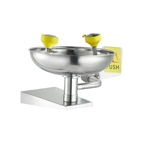 VEVOR Augenspülstation 27 cm, wandmontierte Augendusche aus Edelstahl, Notfallwaschbecken 410x330x240 mm, Augenreinigungsgerät, ideal für Labore, Fabriken, Schulen, Baustellen – Bild 9
