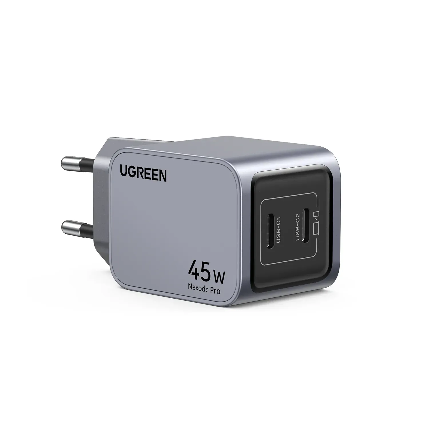 Ugreen 35008 Ladegerät für Mobilgeräte Universal Grau AC Schnellladung Drinnen – Bild 2